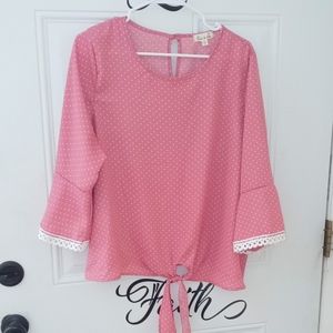 Bell sleeve blouse